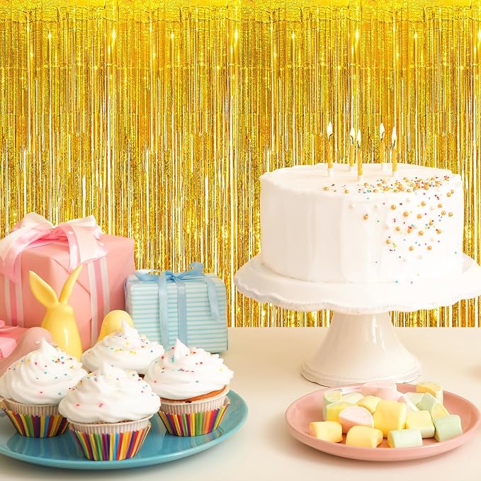 20 Pack Gold Foil Curtains - Image 6
