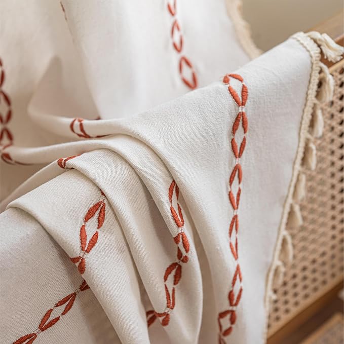 Sutuo Home Boho Curtains 63 Inch Length - Image 5
