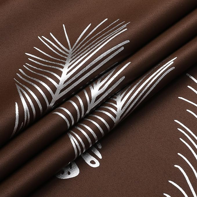 Brown Blackout Curtains 63 Inches Long - Image 8