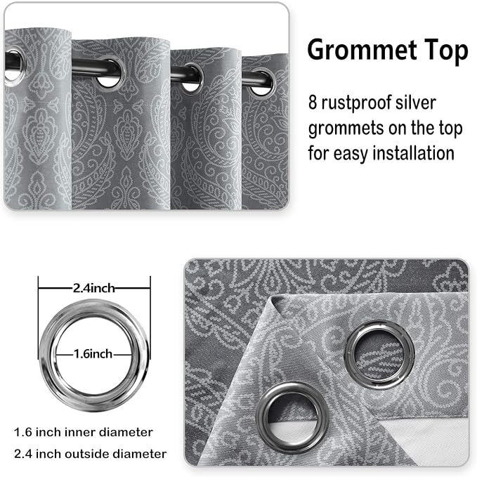 DWCN Black Ombre Short Curtains - Image 5
