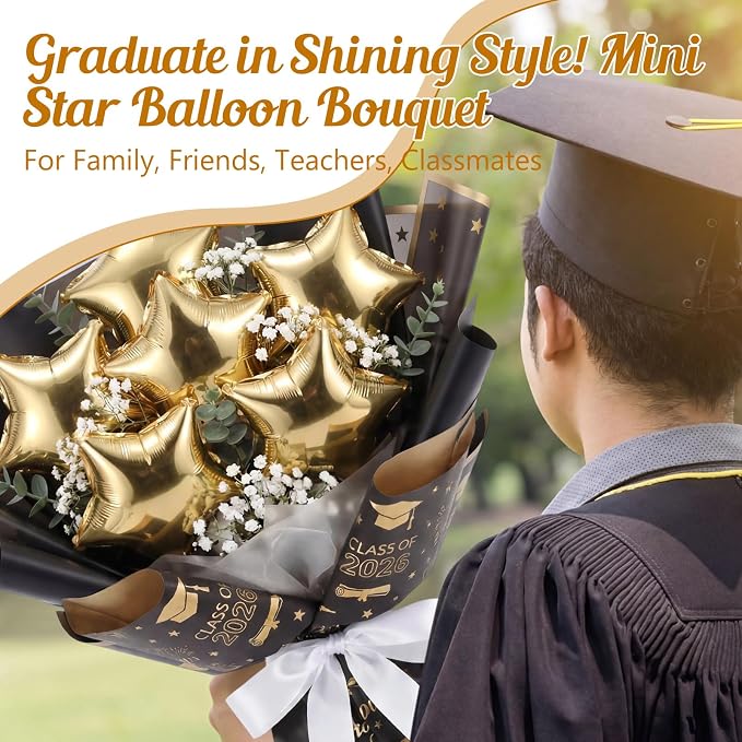 15 Pcs Mini Star Self Inflatable Balloons Bulk - Image 5