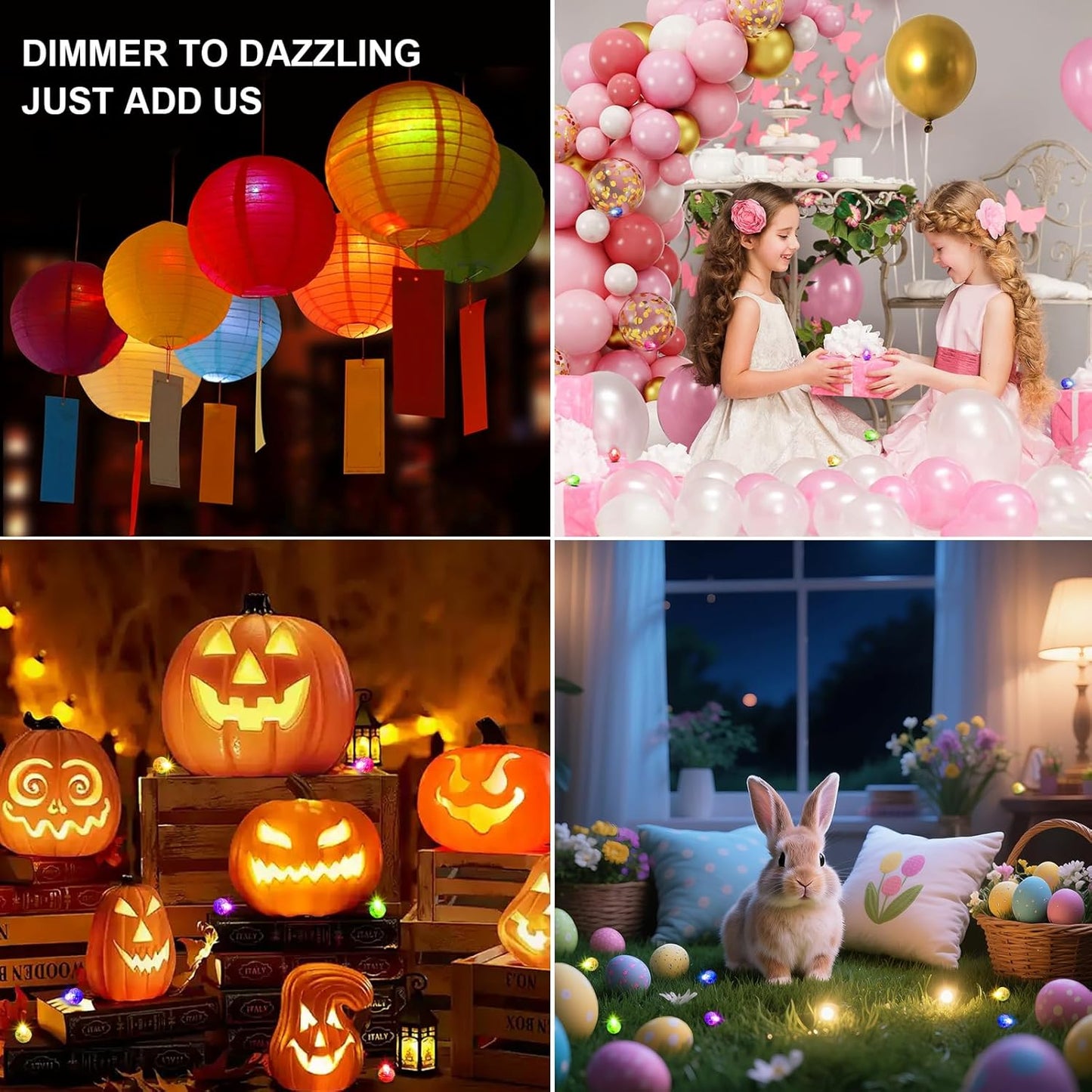 Aogist 100Pcs Pink Balloon Lights with Hook,Long Standby Time,Waterproof Mini Light for Birthday Party Wedding Christmas Halloween Easter Decorative (Flash)
