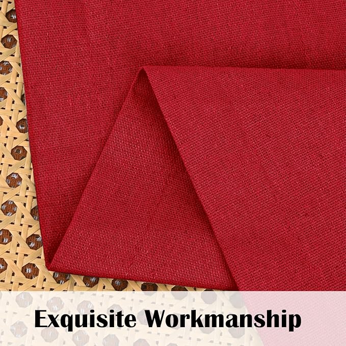 Farmhouse Cotton Linen Curtains - Image 7