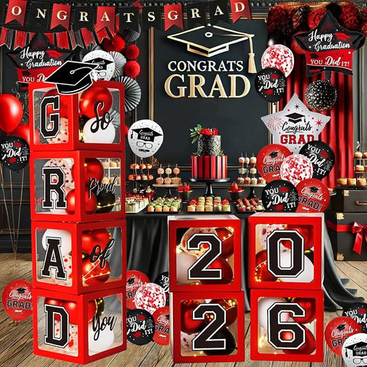 Graduation Decorations Class of 2026 by QIYANPAX