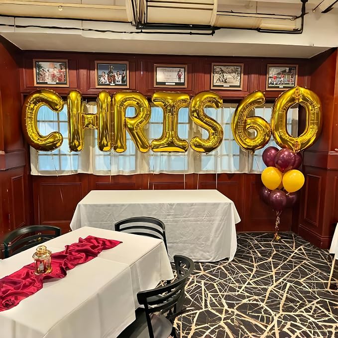 Giant K Alphabet Name Balloon, 40 Inch Helium Mylar Foil Word Balloons Letters - Image 3
