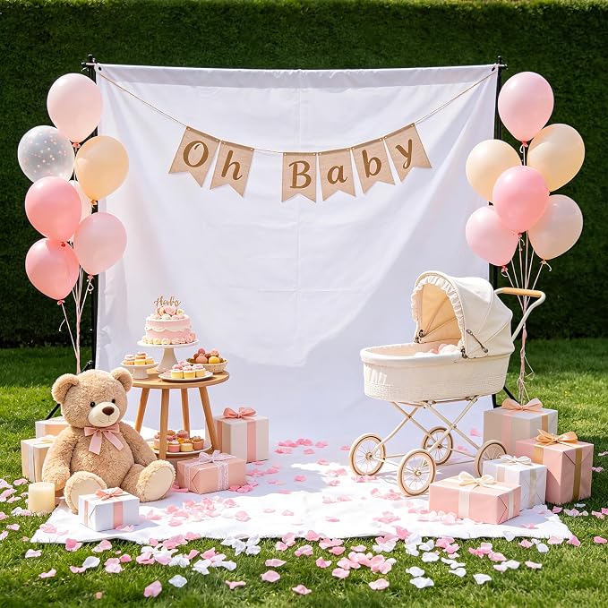 White Photography Backdrop for Photoshoot, Fabric 10x10ft | Versatile Studio - Image 9