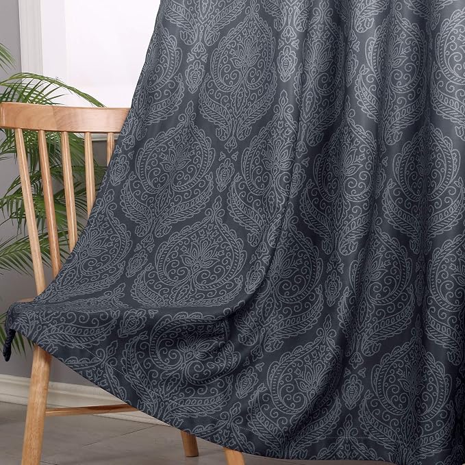 DWCN Ombre Blackout Curtains for Bedroom - Image 3