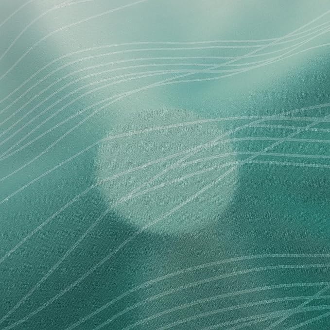 Green and Greyish White Gradient Blackout Curtains 102 Inches Long - Image 8
