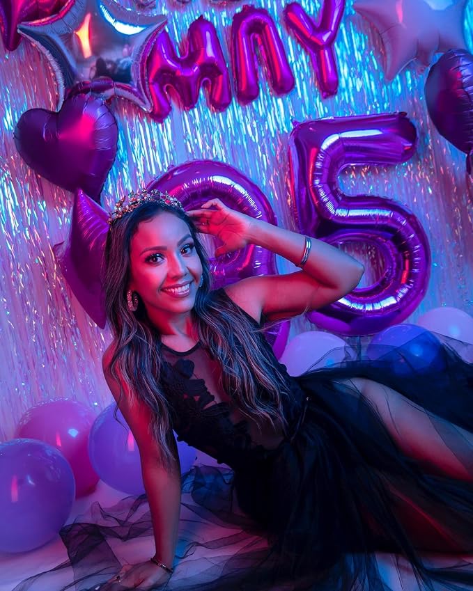 Purple 15 Balloon - Image 8