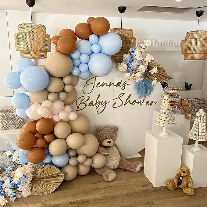 10 Inch Retro Khaki Balloons - Image 3