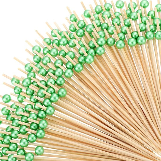 Reallnaive 300 Pcs Cocktail Pick Pearl Fancy Toothpick by Unknown
