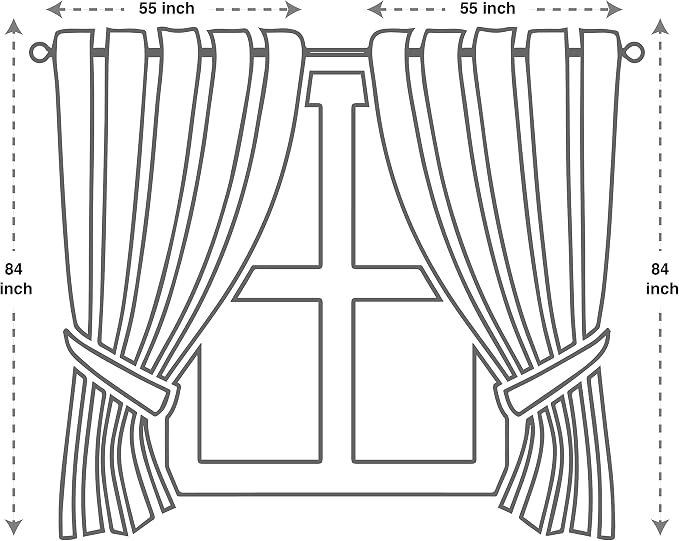 GLORY RUGS Jacquard Luxury Window 2 Panel Set Turquoise Curtain - Image 4