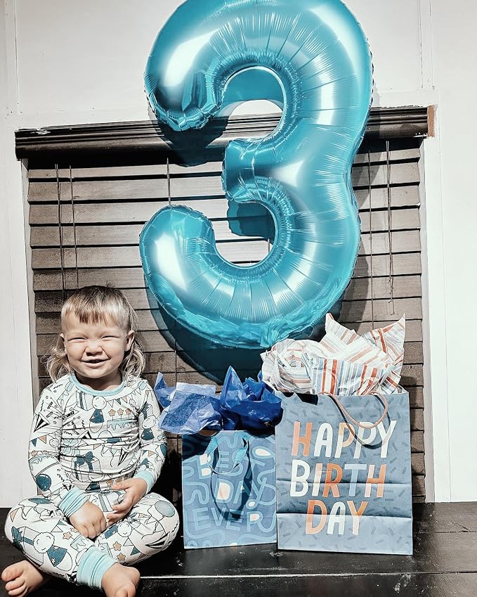 Pastel Blue 3 Balloon - Image 7
