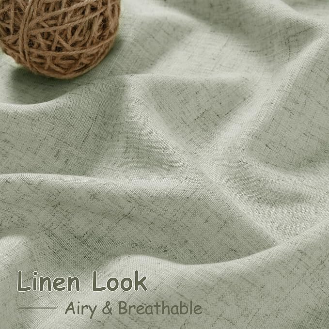 Extra Wide 100 Inch Linen Curtains - Image 5