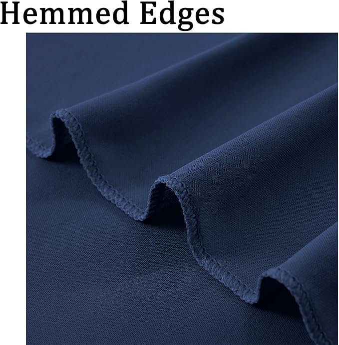 20ftx10ft Wrinkle Free Navy Blue Backdrop Curtains - Image 4
