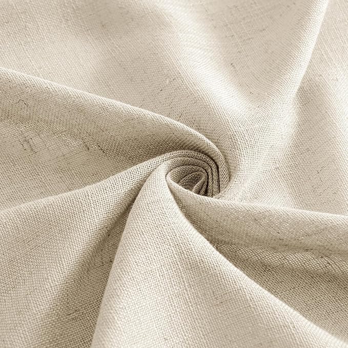 MIULEE Linen Curtains 52x108 Inch Length 2 Panels - Image 8