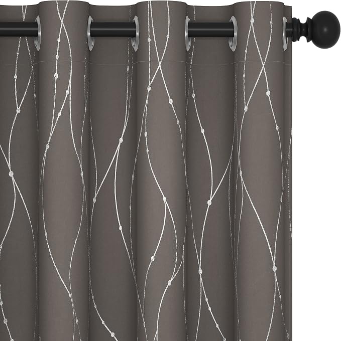 Deconovo Living Room Curtains 45 Inches Long, Thermal Insulated, Room Darkening by Unknown