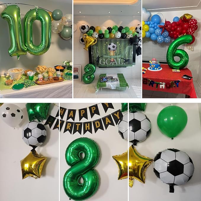 40 inch Number Balloon 0-9 Green Large Number 7 Balloons, Digital Balloons - Image 5