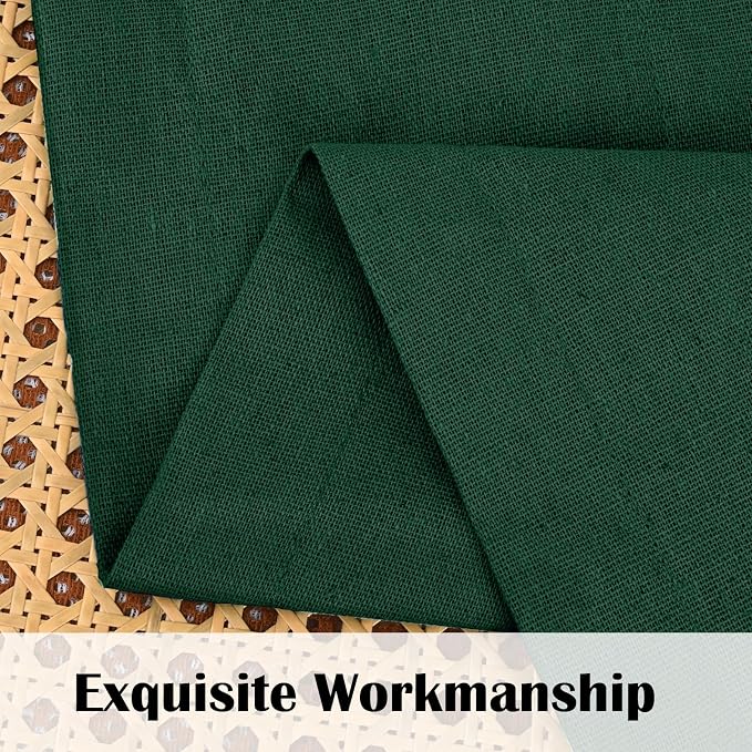 Farmhouse Cotton Linen Curtains - Image 4