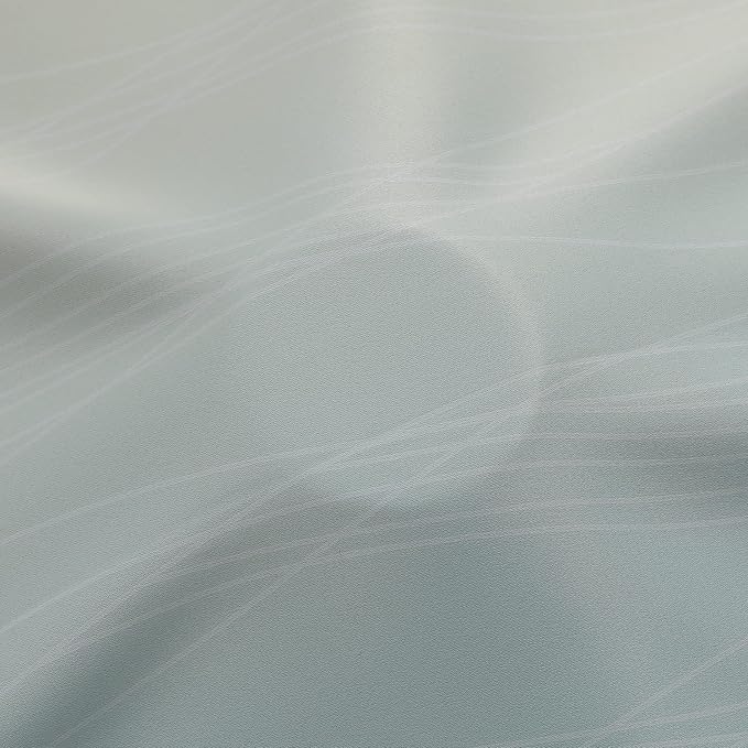 Aqua and Beige Ombre Blackout Curtains 72 Inches Length - Image 8