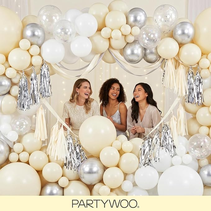 PartyWoo Pastel Yellow Balloons 100pcs Light Pale Yellow Color | 36 18 12 10 5 - Image 5