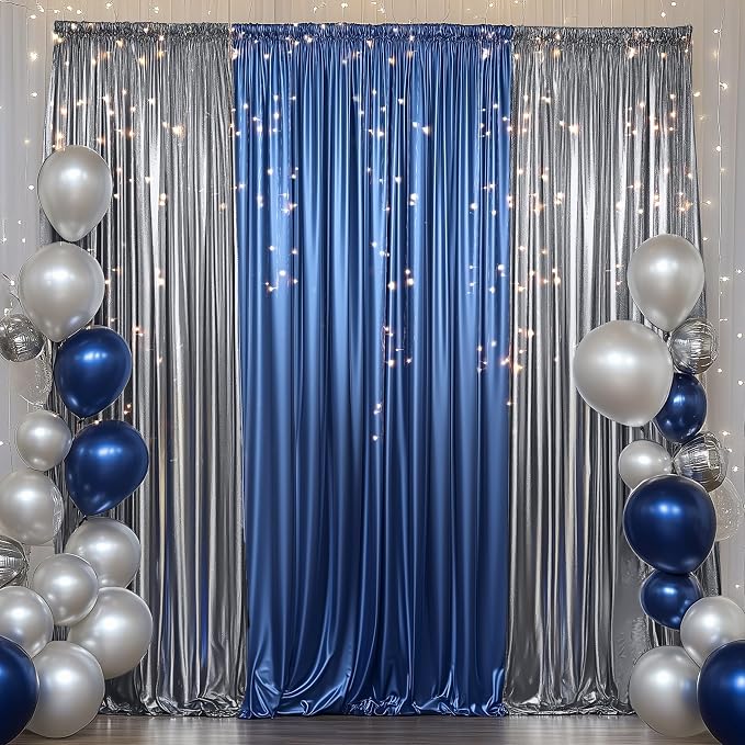 Outpain Thick 30 ft x 10 ft Black Sequin Backdrop Curtain - Image 5