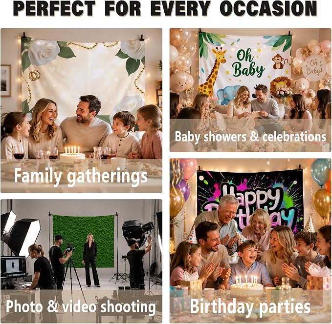 Custom Backdrop Personalized 7x5 Ft, Customized Photo Backdrop Banner - Image 6