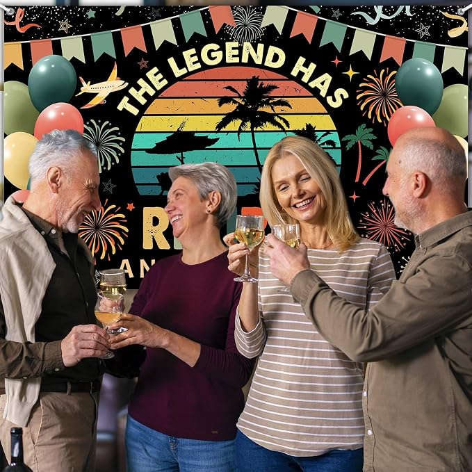 Mocsicka Retirement Decorations Banner - Image 9