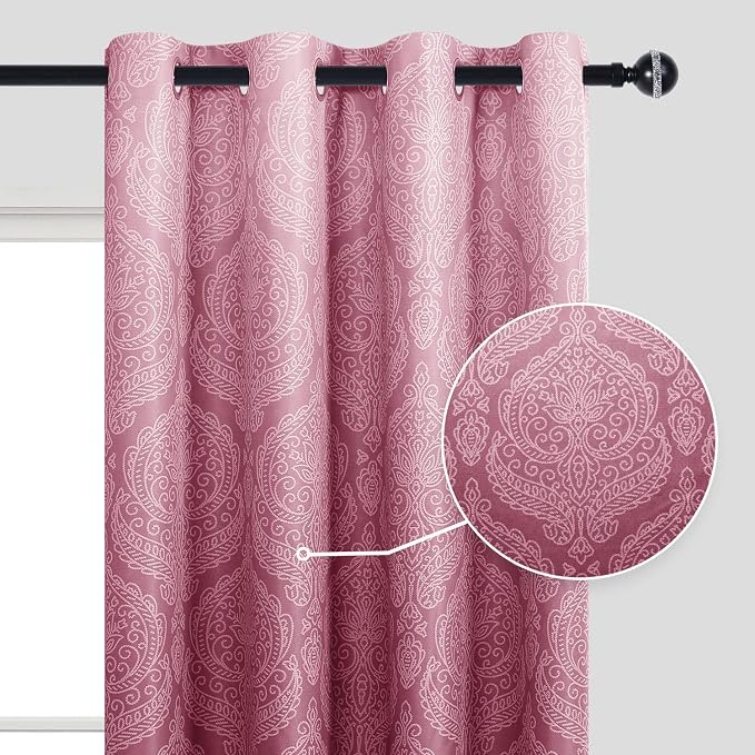 DWCN Ombre Room Darkening Blackout Curtains - Image 2
