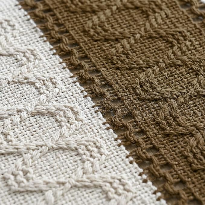 Artoid Mode Coffee Farmhouse Rustic Table Runner 12x108 Inch | Seasonal Holiday - Image 6