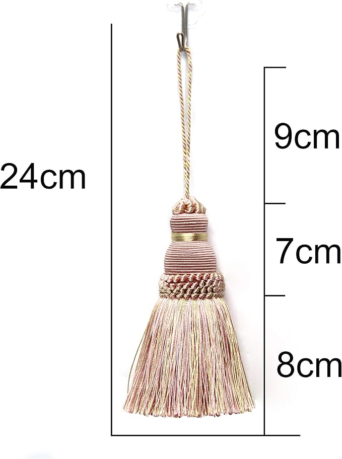 4Pcs Colorful Tassel Key Tassels DIY Accessories | 9.5 Inch Tassels - Image 2