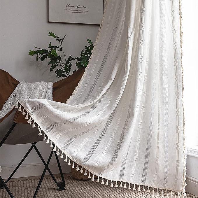 Sutuo Home Boho Curtains 96 Inches Long by SutuoHome
