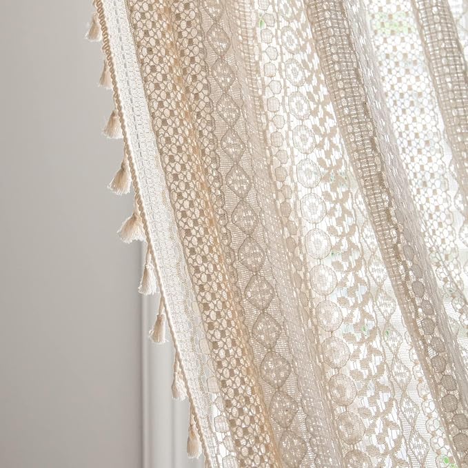 Sutuo Home Boho Curtains 120 inches - Image 6
