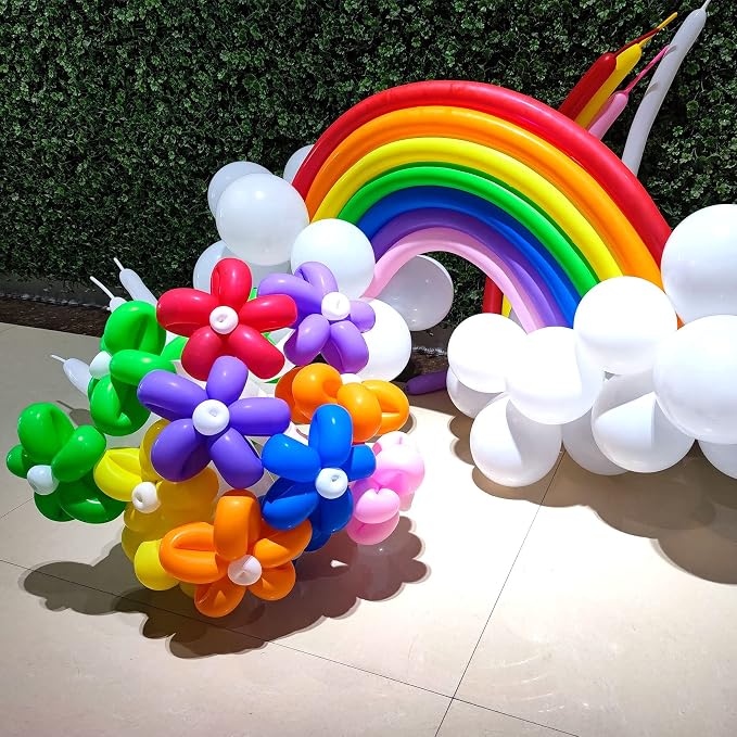 260 long balloons for balloon animals 100 Pack Thickening Latex Modeling Long - Image 8