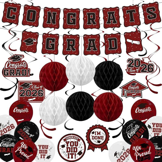 2026 Graduation Party Supplies Kit by Gatherfun
