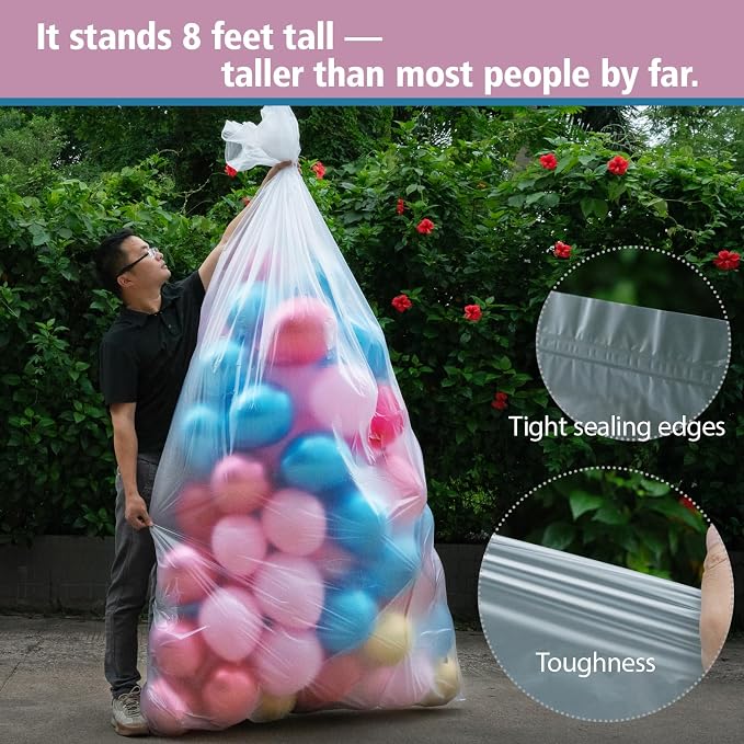 4 Pcs 59" x 98.4" Balloon Bags to Transport balloons - Image 3