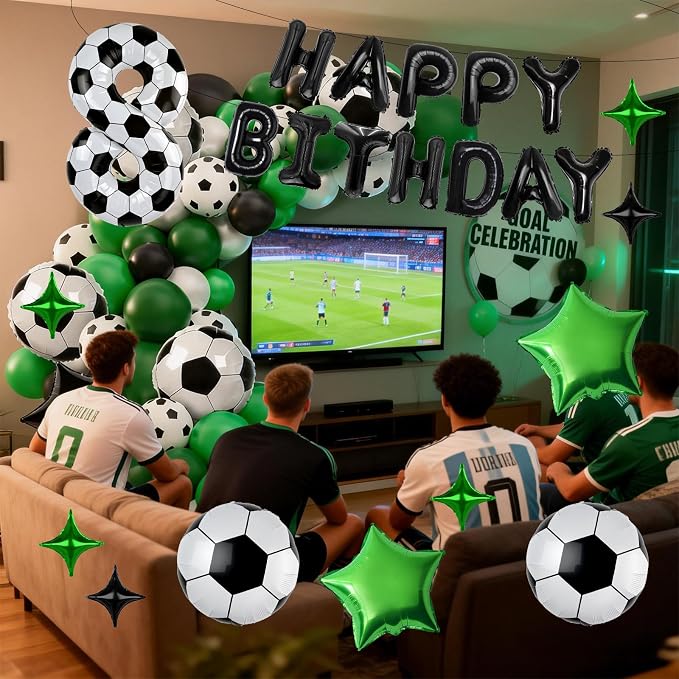 40 Inch Soccer Number 2 Balloon Set, Soccer Birthday Party Decorations | Sports - Image 3