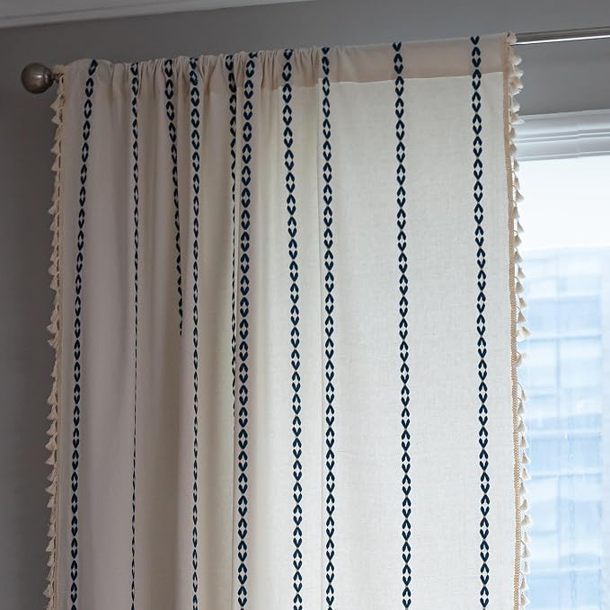 Sutuo Home Boho Kitchen Curtains - Image 3