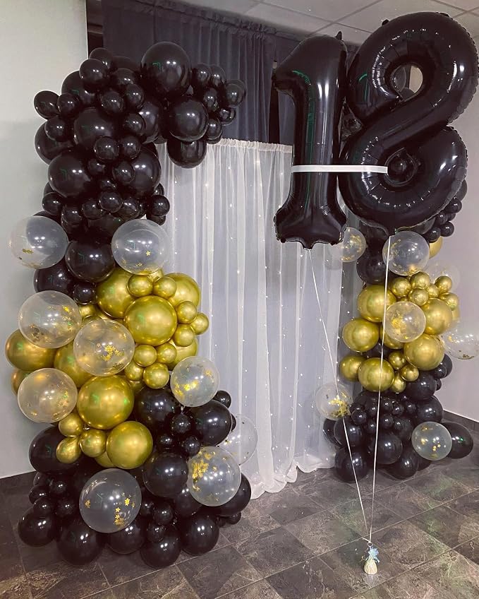 Black 18 Balloon - Image 2