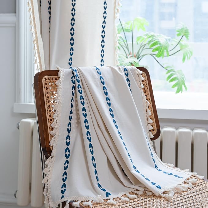 Sutuo Home Boho Curtains 108 inches by SutuoHome