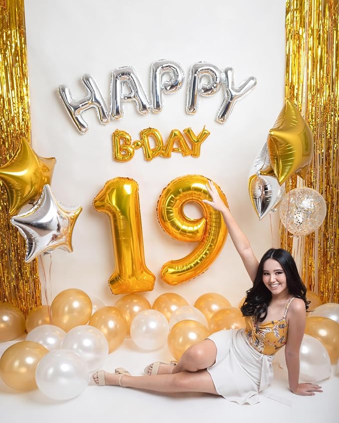 Gold 18 Balloon - Image 4