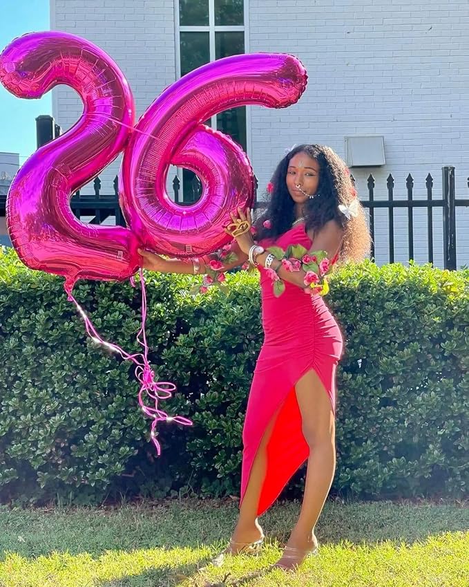 Hot Pink 6 Balloon - Image 4