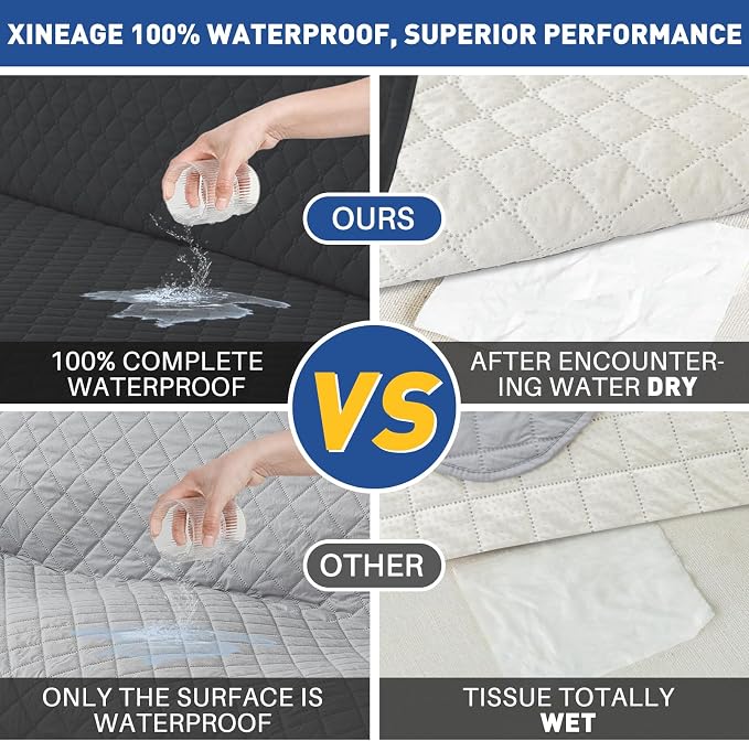 XINEAGE Loveseat Sofa Cover Waterproof Couch Covers - Image 3