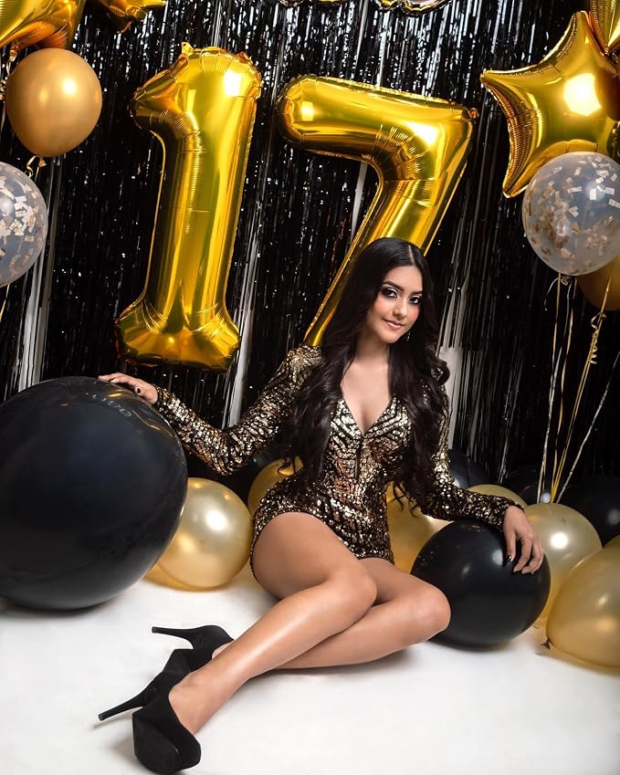 Gold 13 Balloon - Image 3