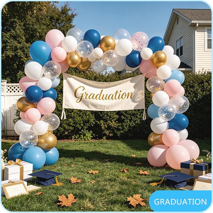 Balloon Arch Kit Stand for Birthday Decoration 8.2FT & 6FT | Black Adjustable - Image 7