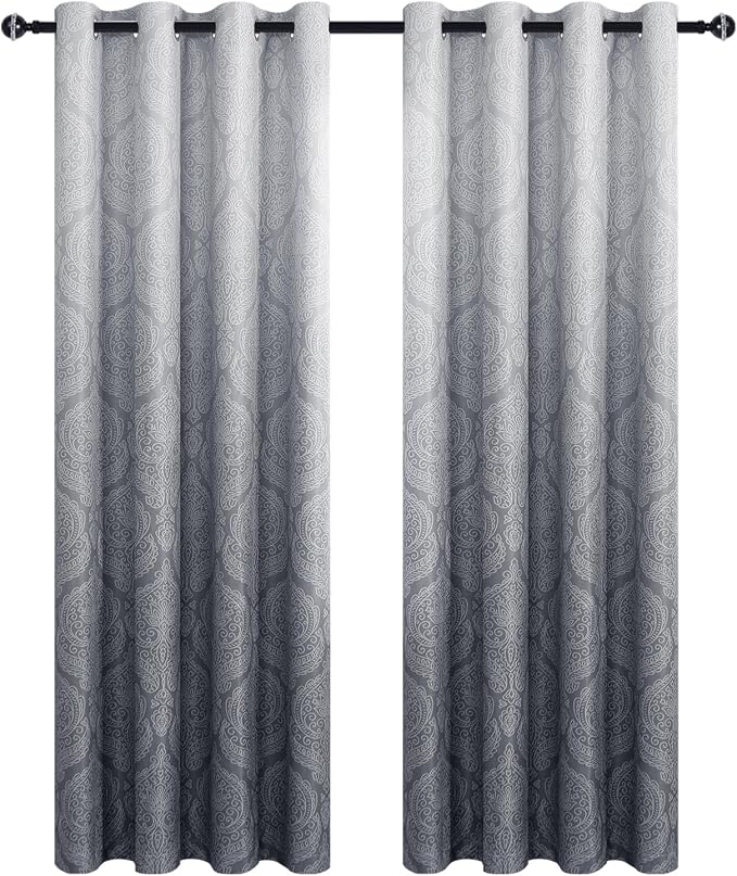DWCN Ombre Blackout Curtains for Bedroom - Image 9