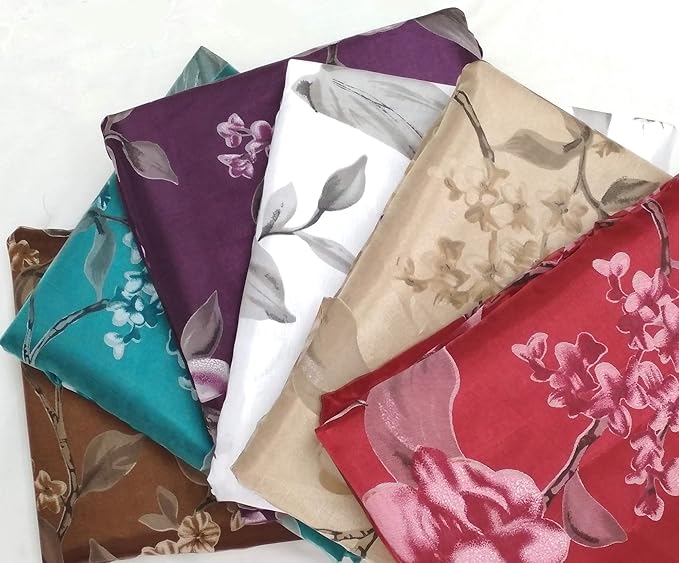 GOHD Roman Romance. Burnt-Out Printed Organza Window Curtain Panel Drape - Image 5