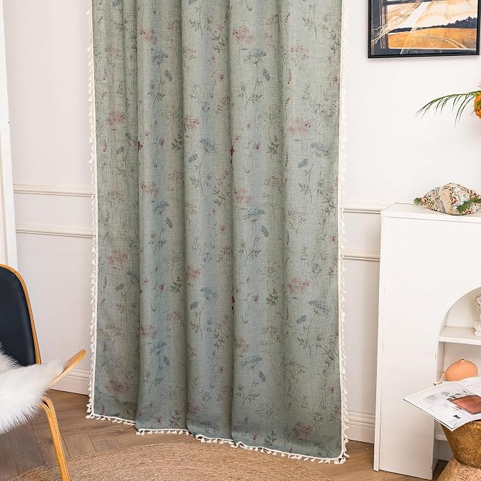 ENJOYBRIDAL Floral 96 Inch Curtains - Image 7