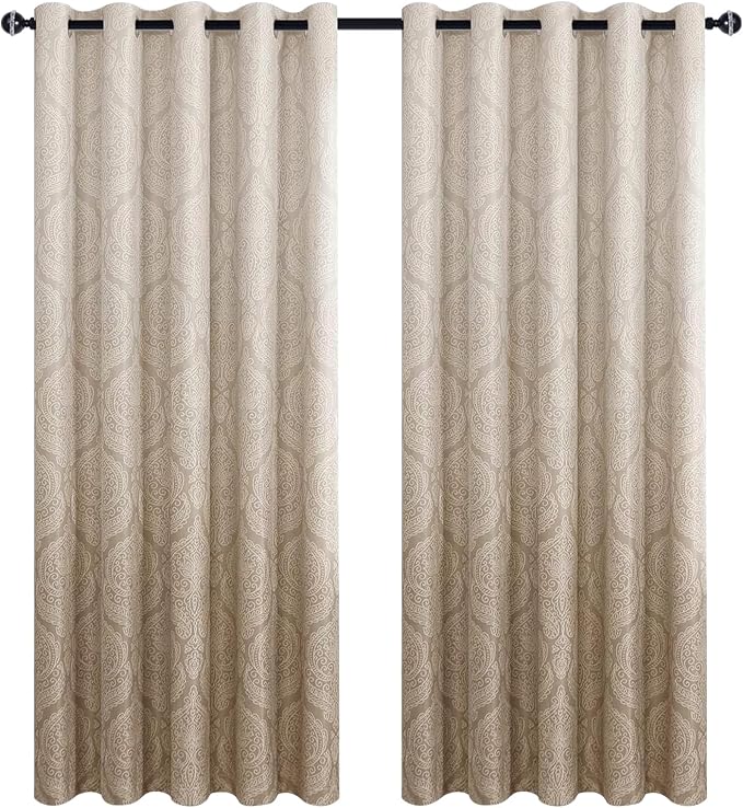 DWCN Ombre Room Darkening Blackout Curtains - Image 8