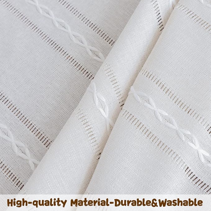 Sutuo Home Boho Curtain for Bedroom 96 Inches Long, Semi-Blackout Rustic - Image 6